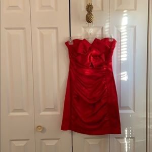 Jessica McClintock for Gunne Sak ✨3 for $40✨ Strapless Red Dress Juniors Size 5